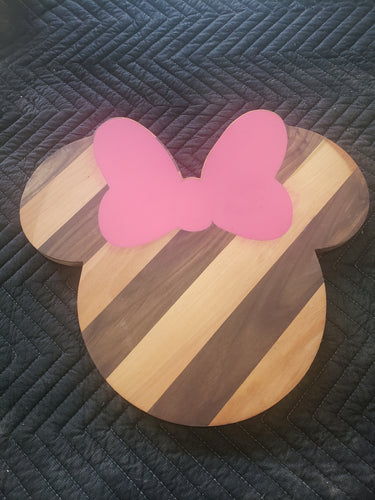 Traditional cutting board Minnie Mouse